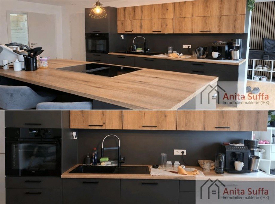 K�che mit K�chenblock Maisonettewohnung Bad Windsheim