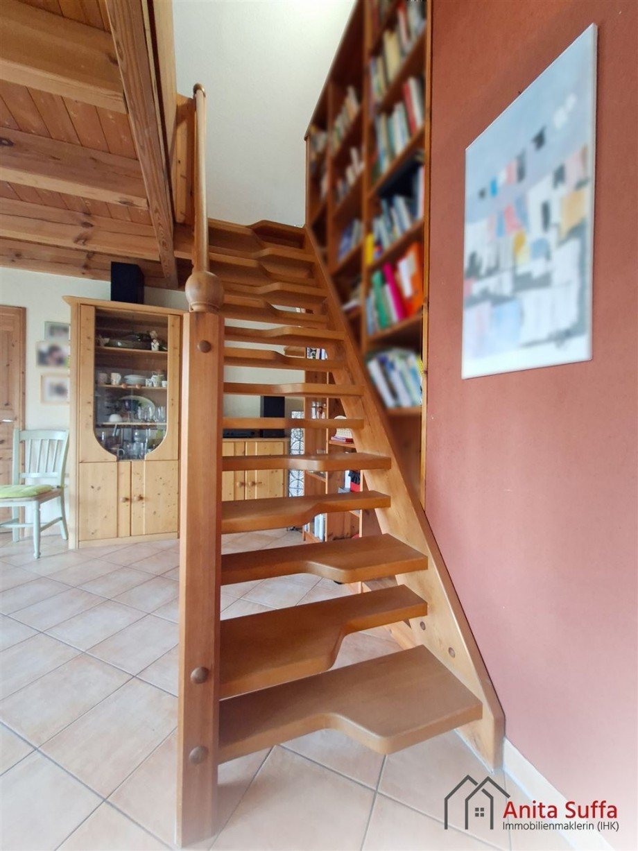 Treppe Galerie OG Zweifamilienhaus Dachsbach