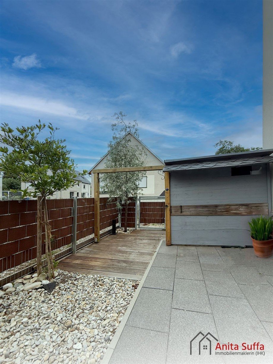 Terrasse Erdgeschosswohnung Neustadt a d Aisch