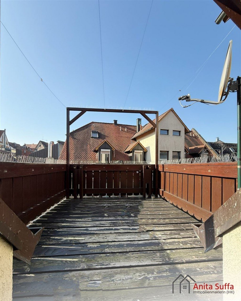 Terrasse Etagenwohnung F�rth