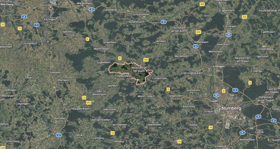 Lage Erdgeschosswohnung Neustadt a d Aisch