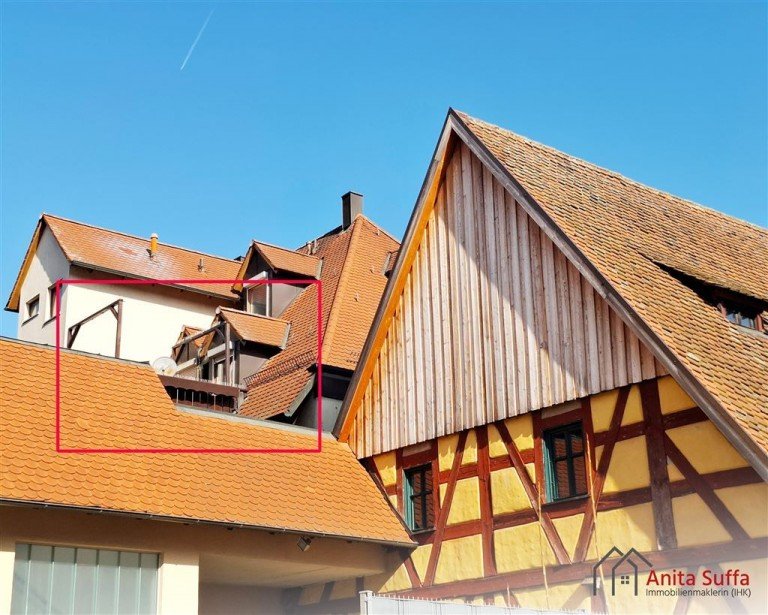 Aussenansicht F�rth Etagenwohnung Charmante 3-Zimmer-Wohnung mit traumaftem Blick �ber die D�cher von F�rth