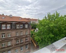Ausblick K�che Stilvoll wohnen: Altbaucharme trifft Citylage