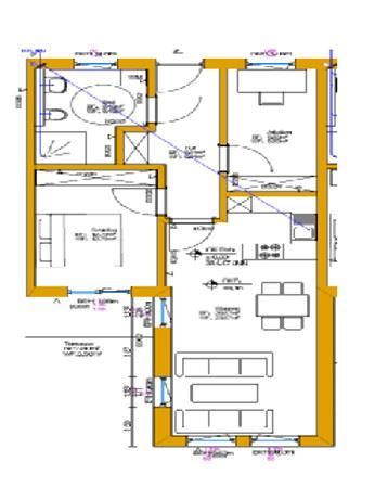 Grundriss Erdgeschosswohnung Burghaslach