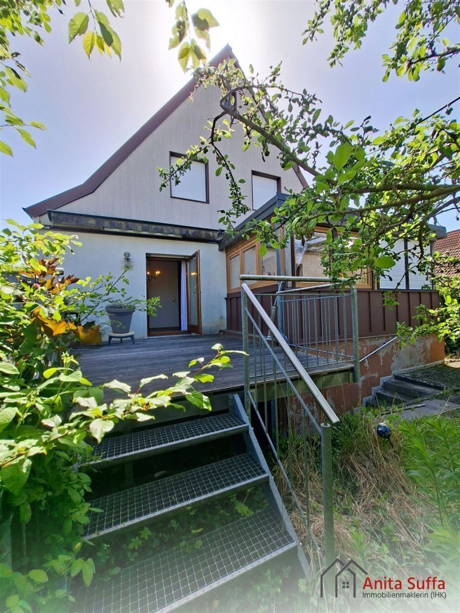 Au�enansicht hinterm Haus Einfamilienhaus Herzogenaurach
