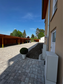 Vor dem Haus Exklusives Penthouse in Burghaslach - 3-Zimmer-Wohntraum �ber den D�chern