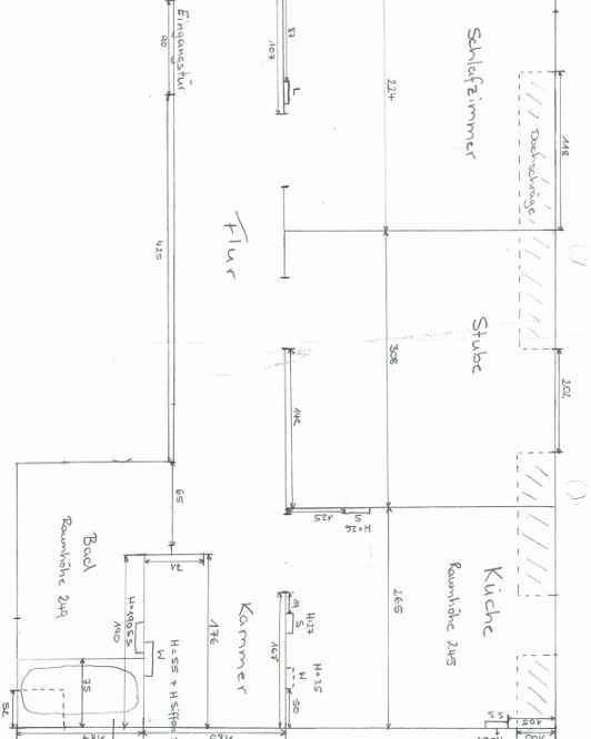 Grundriss Etagenwohnung N�rnberg , Mittelfr