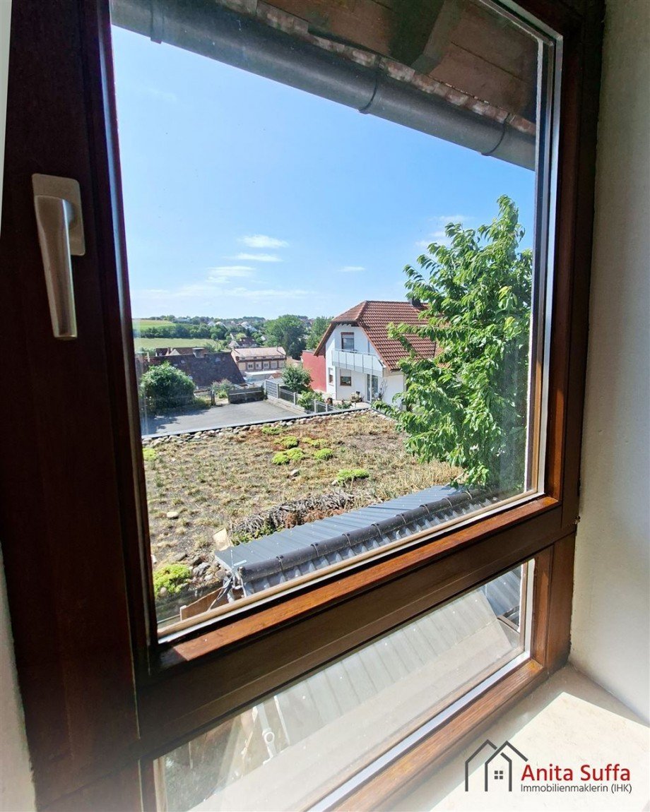 Ausblick Wohnzimmer Erdgeschosswohnung Wilhermsdorf