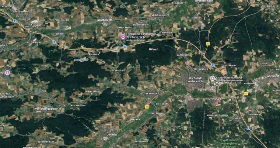 Lage Zweifamilienhaus Lonnerstadt