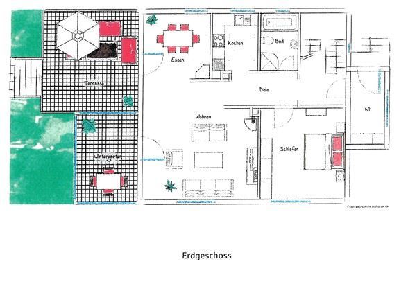 Grundriss.EG Einfamilienhaus Herzogenaurach