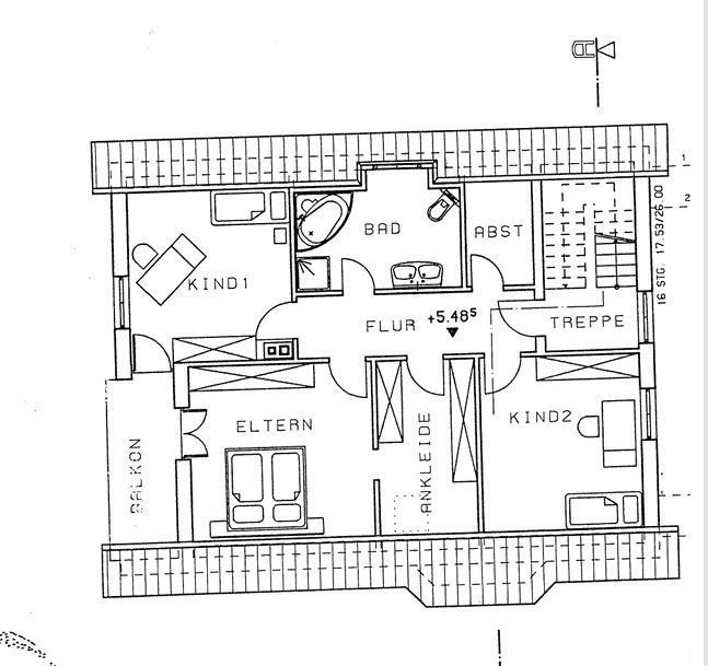 Grundriss DG Einfamilienhaus Scheinfeld