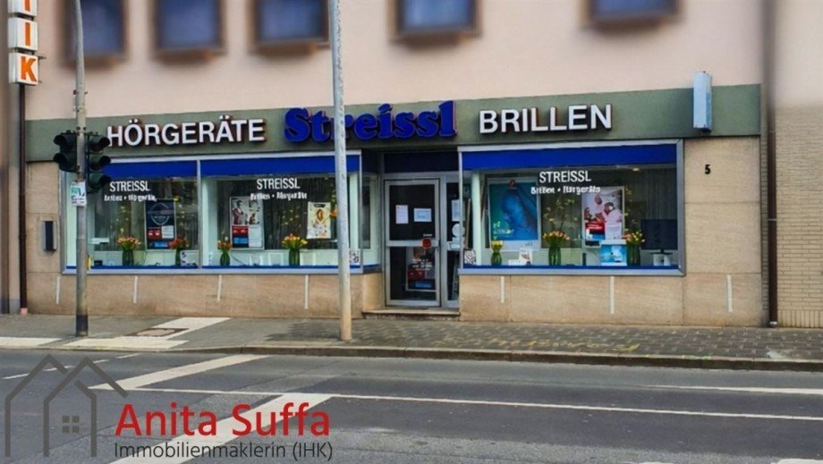 Stra�enansicht Einzelhandelsladen Neustadt a d Aisch