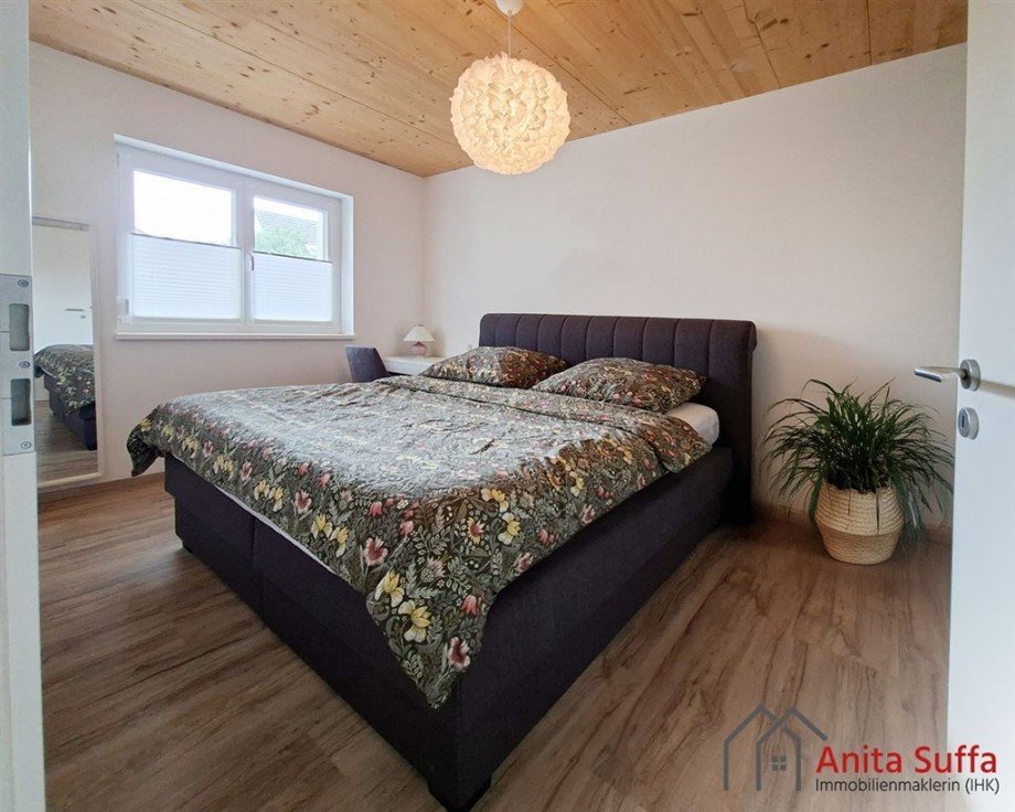 Schlafzimmer Erdgeschosswohnung Burghaslach
