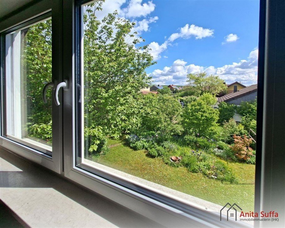 Ausblick K�che OG Zweifamilienhaus Markt Bibart