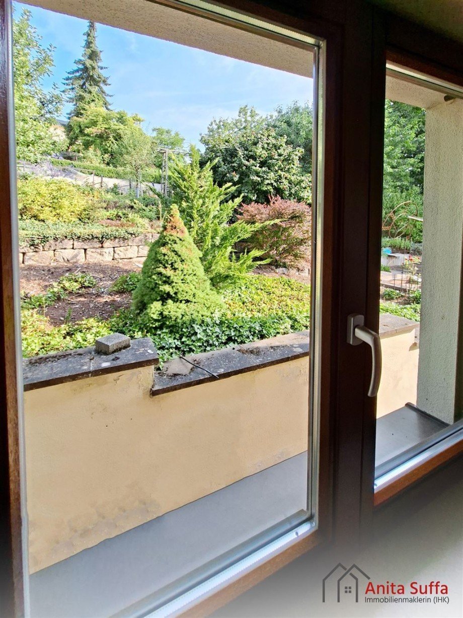 Ausblick K�che EG Mehrfamilienhaus M�nchsteinach