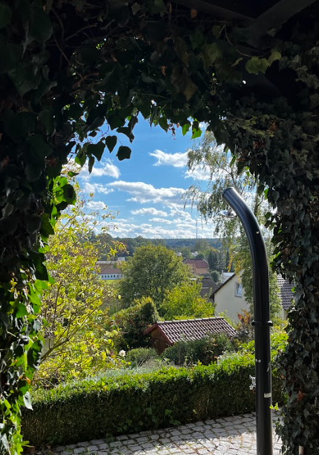 Ausblick Erdgeschosswohnung Burghaslach