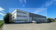 Au�enansicht 2 Gewerbe-/�Produktionshallen mit B�ror�umen in 91477 Markt Bibart zu vermieten!