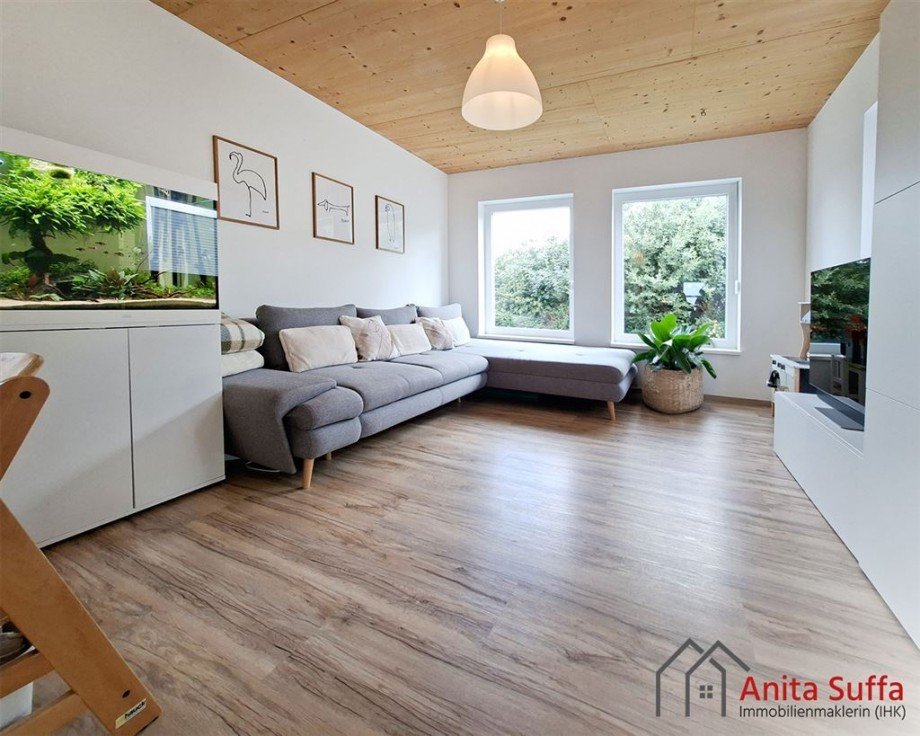 Wohnzimmer Erdgeschosswohnung Burghaslach