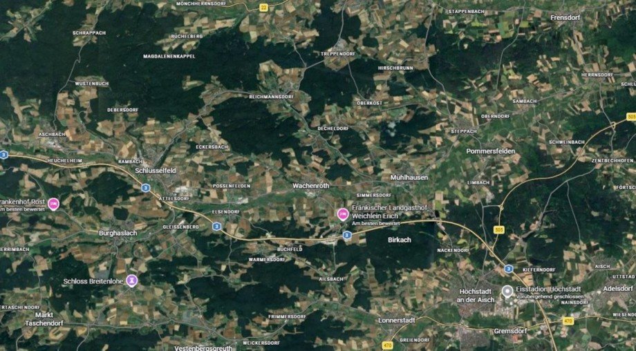 Lage Etagenwohnung Wachenroth