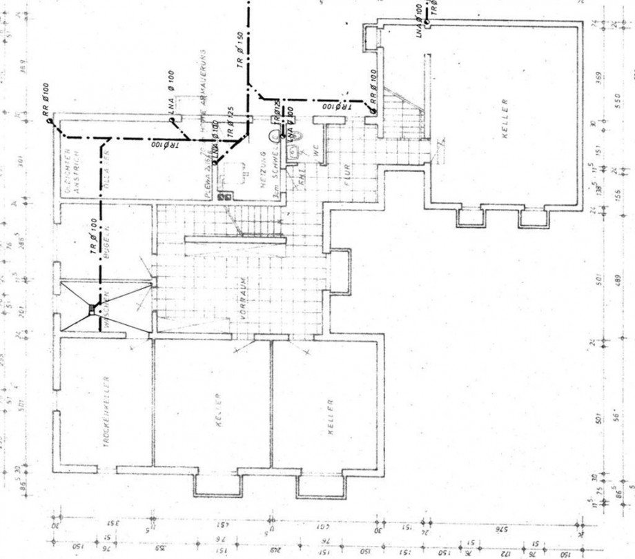 Grundriss Keller Zweifamilienhaus Markt Bibart