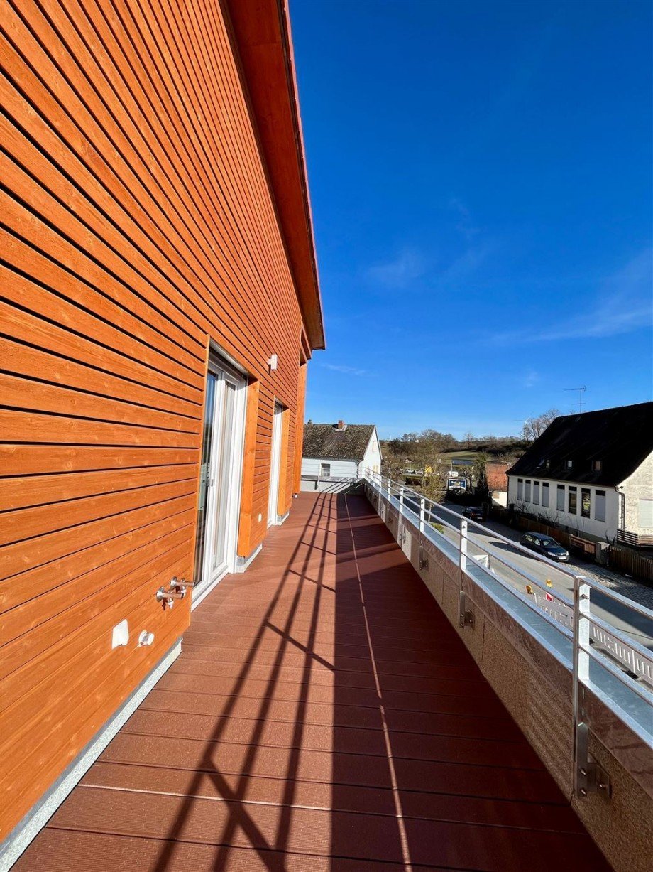 Terrasse Penthousewohnung Burghaslach