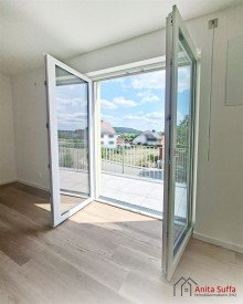 Ausblick WZ Energieeffizientes Wohnen: QNG40 Neubau - ETW mit Top - KfW - Darlehen und Garage!