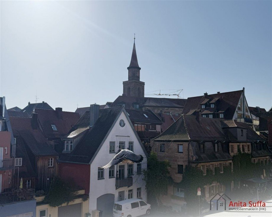 Ausblick Etagenwohnung F�rth