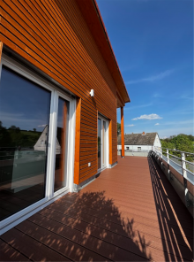 Terrasse (2) Exklusives Penthouse in Burghaslach - 3-Zimmer-Wohntraum �ber den D�chern
