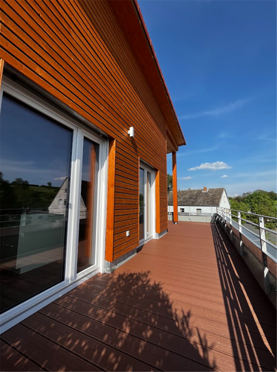 Terrasse (2) Penthousewohnung Burghaslach