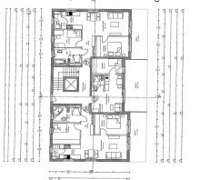 Grundriss OG komplett Lichtdurchflutetes Wohnen: KfW-55-Apartment mit Wintergarten, Aufzug und Doppelcarport!