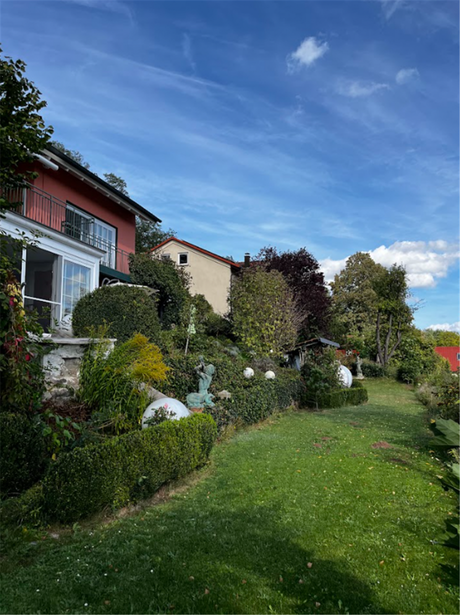 Gartenblick Erdgeschosswohnung Burghaslach