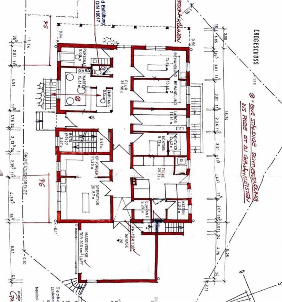 Grundriss Erdgeschosswohnung M�nchsteinach