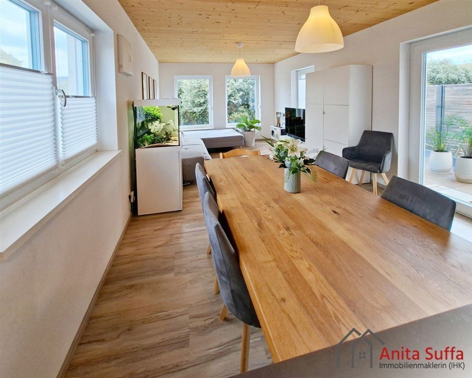 Wohn/ Essbereich Erdgeschosswohnung Burghaslach