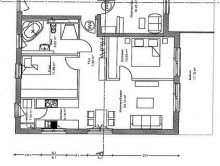 Grundriss WE4 Lichtdurchflutetes Wohnen: KfW-55-Apartment mit Wintergarten, Aufzug und Doppelcarport!